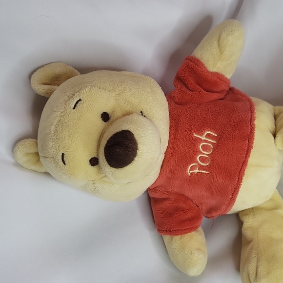Disney Baby Winnie the Pooh Rattle Plush Crinkle Ears 13" - Picture 9 of 10